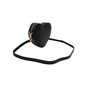 Gucci Heart Bag GG Black Shoulder Interlocking